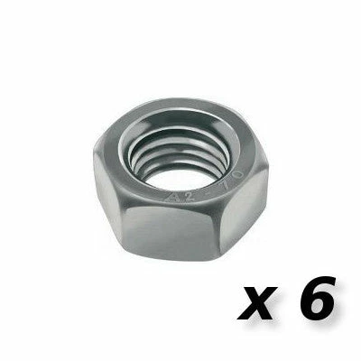 Brandless 6 écrous M5 3 Brandless 6 écrous M5