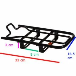 Adaptateur Pour Siège Bébé Sur Porte-bagages Vélo - Steco -Antivols vélo Soldes adaptateur pour siege bebe sur porte bagages velo steco full 5