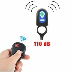 Brandless Antivol Avec Alarme Télécommandée 110 Db Sur Cadre Vélo -Antivols vélo Soldes antivol avec alarme telecommandee 110 db sur cadre velo full 6