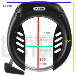 Antivol De Cadre à Clés Shield 5650 ABUS 11 Antivol De Cadre à Clés Shield 5650 ABUS -Antivols vélo Soldes antivol de cadre a cles shield 5650 abus full 4