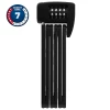 Antivol Pliant à Code Léger Avec Fixation Cadre Bordo Lite Abus -Antivols vélo Soldes antivol pliant a code leger avec fixation cadre bordo lite abus full