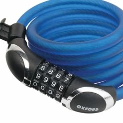 Antivols vélo Soldes -Antivols vélo Soldes antivol spirale velo a code 180 cm x 12 mm combi oxford full 2
