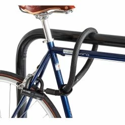 Antivol Tex-Lock Eyelet S 80 Cm Certifié Sold Secure Et ART2 -Antivols vélo Soldes antivol tex lock eyelet u noir 2