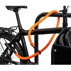 Antivol Tex-Lock Eyelet X-lock 160 Cm Certifié ART2 Et Sold Secure -Antivols vélo Soldes antivol tex lock eyelet x orange 1