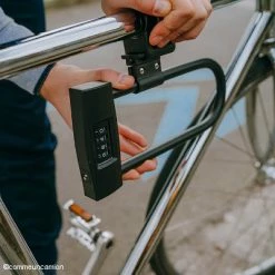 Antivol U à Code Avec Support Vélo M-Wave -Antivols vélo Soldes antivol u a code avec support velo m wave full 4