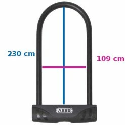 Antivol U Avec Fixation USH32 + Câble Facilo 32 Abus Cobra 120cm -Antivols vélo Soldes antivol u avec fixation ush32 cable facilo 32 abus cobra 120cm full 3