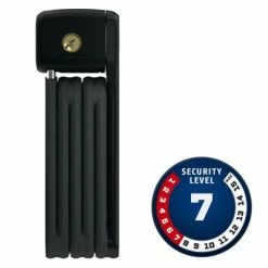 Antivol U Pliable Bordo Lite Mini à Clé Noir 6055/60 Abus -Antivols vélo Soldes antivol u pliable bordo lite mini a cle noir 6055 60 abus full 4