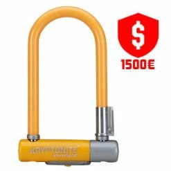 Antivol Vélo Kryptolok Mini 7 Orange - Kryptonite