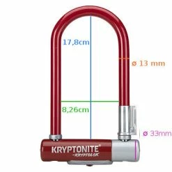 Antivol Vélo Kryptolok Mini 7 Rouge - Kryptonite 11 Antivol Vélo Kryptolok Mini 7 Rouge - Kryptonite -Antivols vélo Soldes antivol velo kryptolok mini 7 rouge kryptonite full 4