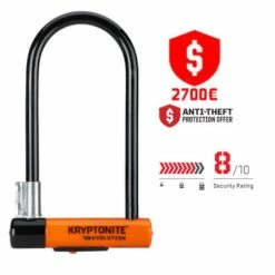 Antivol Vélo U Avec Support De Fixation Evolution STD Kryptonite