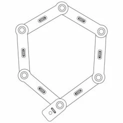Antivol Vélo U Pliant Bordo Granit X-Plus 6500 110 Cm - Abus -Antivols vélo Soldes antivol velo u pliant bordo granit x plus 6500 110 cm abus full 3