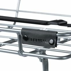 Porte-bagage Avant Aluminium Avec Rebords Portland Basil 15 Porte-bagage Avant Aluminium Avec Rebords Portland Basil -Antivols vélo Soldes basil portland porte bagage avant chrome 2