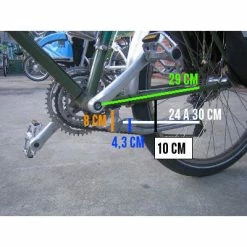 Massload Béquille Vélo 2 Pieds Hauteur Réglable Repli Sur Même Côté -Antivols vélo Soldes bequille velo 2 pieds hauteur reglable repli sur meme cote full 4