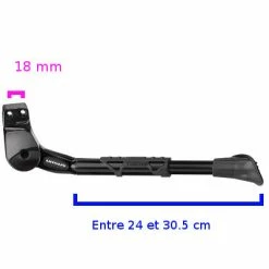 Antivols vélo Soldes -Antivols vélo Soldes bequille velo laterale arriere king rear xl r78 ursus full 2