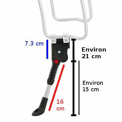 Béquille Vélo Latérale Pour Porte-bagages Low Rider Hebie 5 Béquille Vélo Latérale Pour Porte-bagages Low Rider Hebie – Image 3