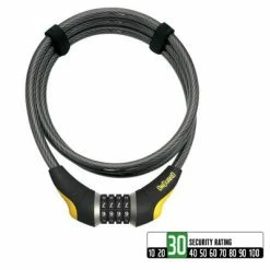 Cable Antivol Pour Vélo Avec Code à Chiffre Akita 8042 Onguard