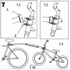 Trail-Gator Fixation Trail Gator Sur Vélo Enfant Kit Complet -Antivols vélo Soldes fixation trail gator sur velo enfant kit complet full 3