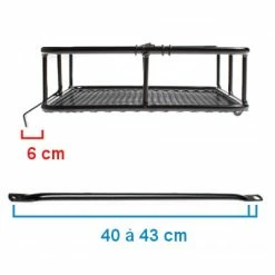 Panier Fixe Avant Pour Vélo Noir Take Away BLB -Antivols vélo Soldes panier fixe avant pour velo noir take away blb full 6