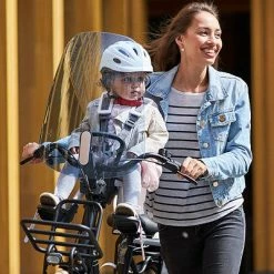 Antivols vélo Soldes -Antivols vélo Soldes pare brise teinte pour siege velo enfant urban iki gris full 2