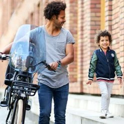 Pare-brise Teinté Pour Siège Vélo Enfant Urban Iki Gris -Antivols vélo Soldes pare brise teinte pour siege velo enfant urban iki gris full 4