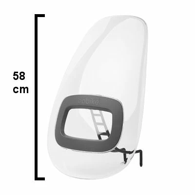 Pare Brise Vélo Pour Siège Bobike One+ Mini 5 Pare Brise Vélo Pour Siège Bobike One+ Mini – Image 3