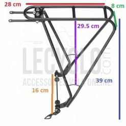 Porte-bagage Arrière De Vélo 26 Pouces TUBUS - DISCO 7 Porte-bagage Arrière De Vélo 26 Pouces TUBUS - DISCO -Antivols vélo Soldes porte bagage arriere de velo 26 pouces tubus disco full 3