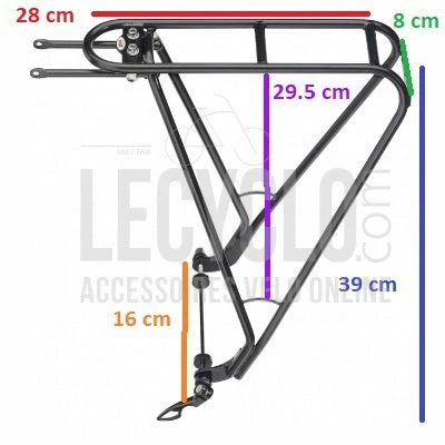 Porte-bagage Arrière De Vélo 26 Pouces TUBUS - DISCO 5 Porte-bagage Arrière De Vélo 26 Pouces TUBUS - DISCO – Image 3