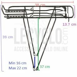 Monz Porte Bagage Arrière Noir 11 Monz Porte Bagage Arrière Noir -Antivols vélo Soldes porte bagage arriere noir full 5