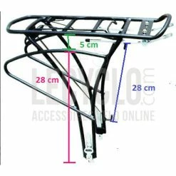Monz Porte Bagage Arrière Pour Vélo De 24 à 28 Pouces -Antivols vélo Soldes porte bagage arriere pour velo de 24 a 28 pouces full 4