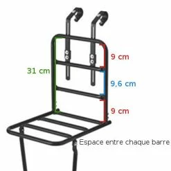 Porte Bagage Avant Large Du Vélo BASIL -Antivols vélo Soldes porte bagage avant large du velo basil full 4