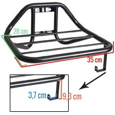 Porte Bagage De Vélo Avant Large Steco 4 Porte Bagage De Vélo Avant Large Steco – Image 2