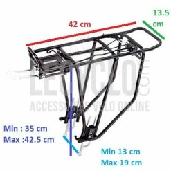 Point Porte Bagage De Vélo Avec Support Sacoche -Antivols vélo Soldes porte bagage de velo avec support sacoche full 3