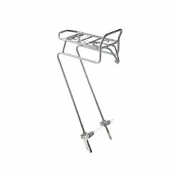 Ostand Porte Bagage Vélo Avant Argent