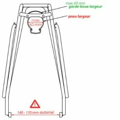 Porte-bagages Arrière Vélo De 26 à 29 Pouces TUBUS Logo Classic -Antivols vélo Soldes porte bagages arriere velo de 26 a 29 pouces tubus logo classic full 3