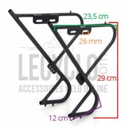 Porte Bagages Avant Vélo 26 à 28 Pouces Lowrider LR-F02 XLC -Antivols vélo Soldes porte bagages avant velo 26 a 28 pouces lowrider lr f02 xlc full 3