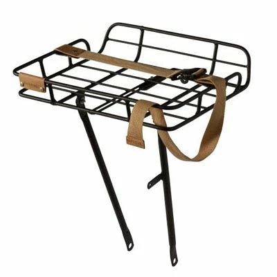 Porte-bagages Avant Vélo Vintage Noir à Rebords Portland Basil 3 Porte-bagages Avant Vélo Vintage Noir à Rebords Portland Basil