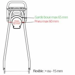 Porte Bagages Vélo Arrière Racktime Addit 26 à 28 Pouces -Antivols vélo Soldes porte bagages velo arriere racktime addit 26 a 28 pouces full 4
