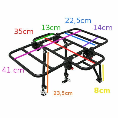 Newton Porte-bagages Vélo Avant à Plateforme Avec Côtés Rabattables 7 Newton Porte-bagages Vélo Avant à Plateforme Avec Côtés Rabattables – Image 5