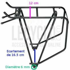 Porte Bagages Vélo Cargo Charges Lourdes Tubus -Antivols vélo Soldes porte bagages velo cargo charges lourdes tubus full 6