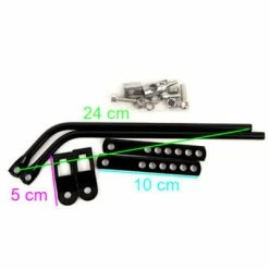 Brandless Porte-bagages Vélo électrique Avec Emplacement Batterie -Antivols vélo Soldes porte bagages velo electrique avec emplacement batterie full 4