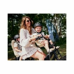 Siège Vélo Enfant Arrière Sur Tube De Selle Urban Iki Bio Momigara -Antivols vélo Soldes siege velo enfant urban iki bio en riz