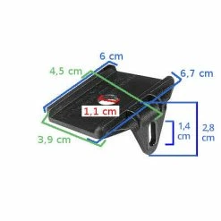 Hebie Support Contre Plaque Pour Béquille Centrale -Antivols vélo Soldes support contre plaque pour bequille centrale full 3